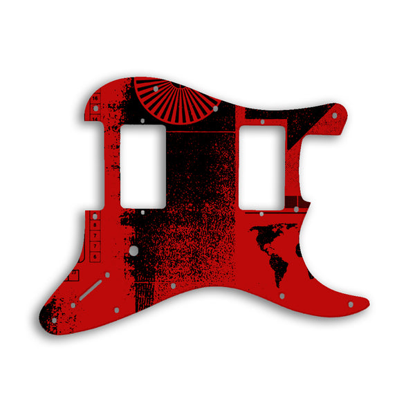 Fender Stratocaster Jim Root Signature Custom Pickguard Scratchplate ABSTRACT Design