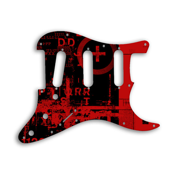 Fender Stratocaster Old Style 11 Hole ('62) Custom Pickguard Scratchplate ABSTRACT Design