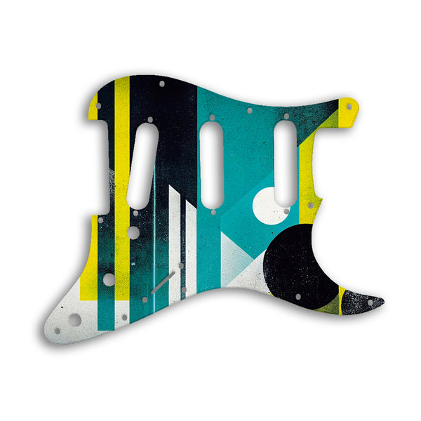 Fender Stratocaster Old Style 11 Hole ('62) Custom Pickguard Scratchplate ABSTRACT Design