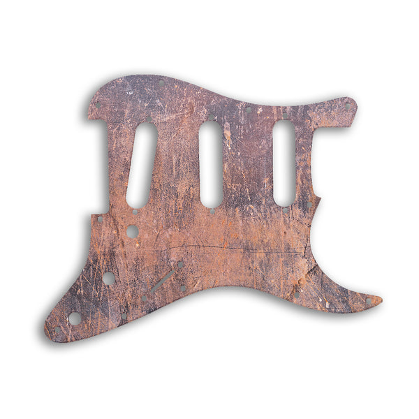 Fender Stratocaster Old Style 11 Hole ('62) Custom Pickguard Scratchplate Rust Design