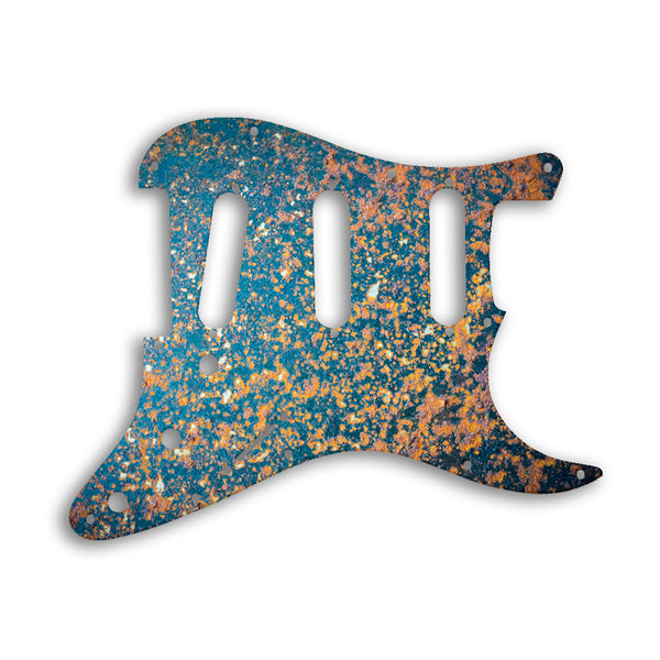 Fender Stratocaster Old Style 11 Hole ('62) Custom Pickguard Scratchplate Rust Design