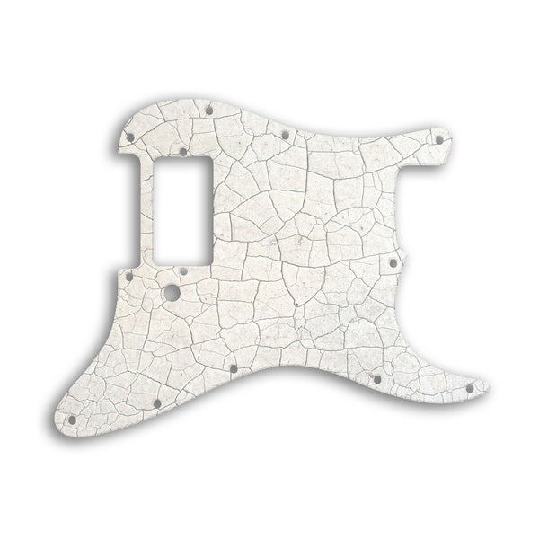 Fender Stratocaster H One Humbucker Only Custom Pickguard Scratchplate CRACKED Design