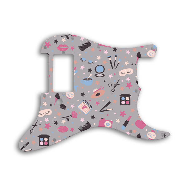 Fender Stratocaster H One Humbucker Only Custom Pickguard Scratchplate GIRLY Design