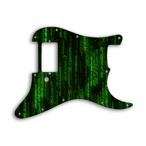 Fender Stratocaster H One Humbucker Only Custom Pickguard Scratchplate MATRIX Design