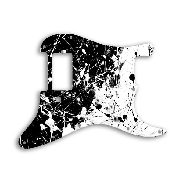 Fender Stratocaster H One Humbucker Only Custom Pickguard Scratchplate PAINT Design