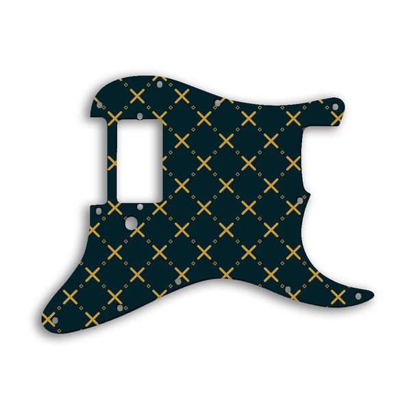 Fender Stratocaster H One Humbucker Only Custom Pickguard Scratchplate Pattern Design