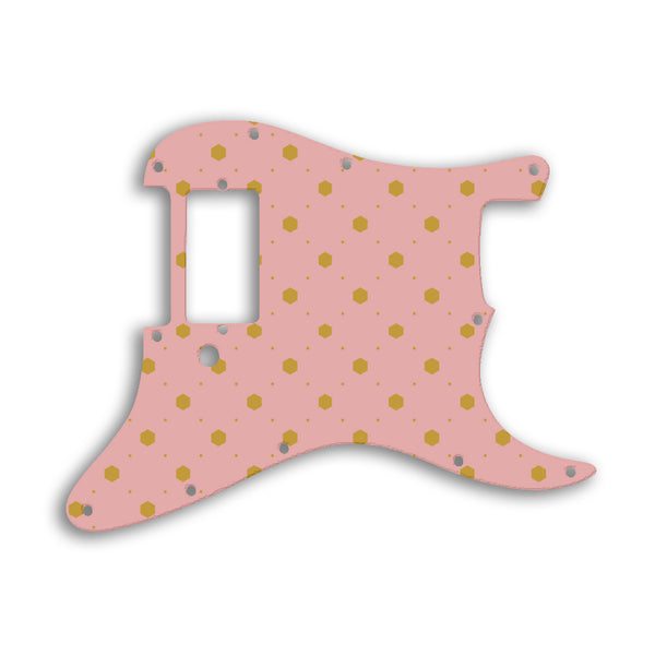 Fender Stratocaster H One Humbucker Only Custom Pickguard Scratchplate Pattern Design