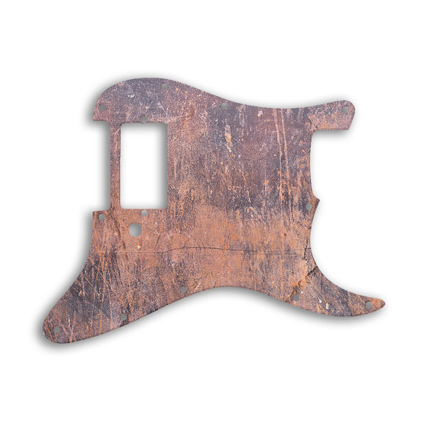 Fender Stratocaster H One Humbucker Only Custom Pickguard Scratchplate Rust Design