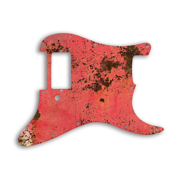 Fender Stratocaster H One Humbucker Only Custom Pickguard Scratchplate Rust Design