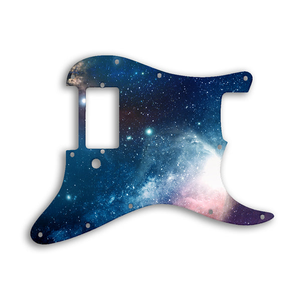 Fender Stratocaster H One Humbucker Only Custom Pickguard Scratchplate SPACE Design