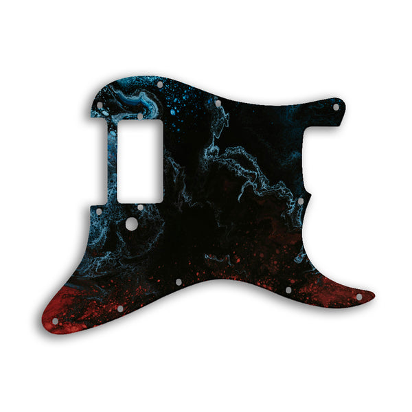 Fender Stratocaster H One Humbucker Only Custom Pickguard Scratchplate SWIRL Design