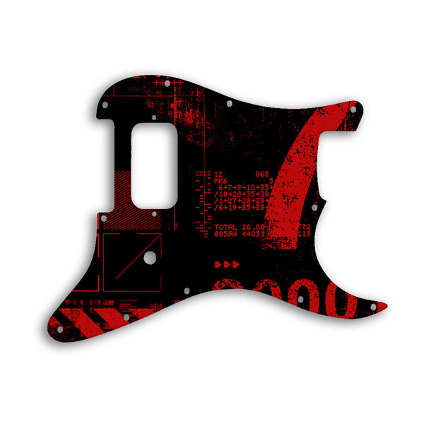 Fender Stratocaster Tom Delonge Signature Custom Pickguard Scratchplate ABSTRACT Design