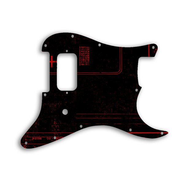 Fender Stratocaster Tom Delonge Signature Custom Pickguard Scratchplate ABSTRACT Design