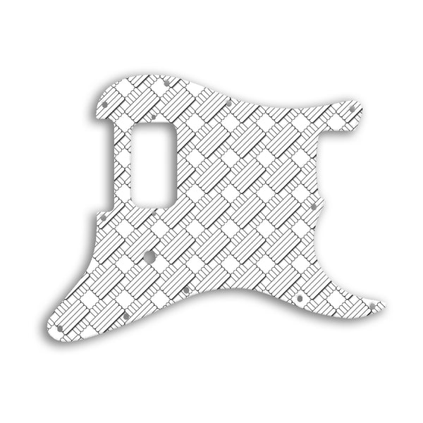 Fender Stratocaster Tom Delonge Signature Custom Pickguard Scratchplate GEOMETRIC Design