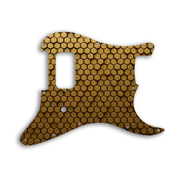 Fender Stratocaster Tom Delonge Signature Custom Pickguard Scratchplate HONEYCOMB Design