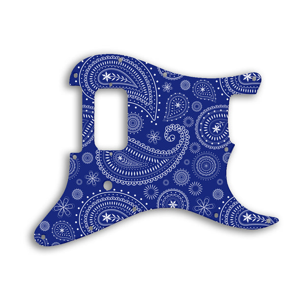 Fender Stratocaster Tom Delonge Signature Custom Pickguard Scratchplate Paisley Design