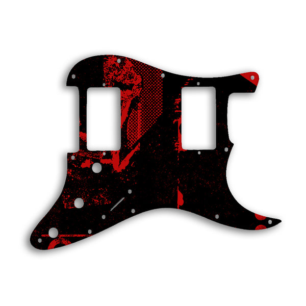 Fender Stratocaster HH Two Humbuckers Custom Pickguard Scratchplate ABSTRACT Design