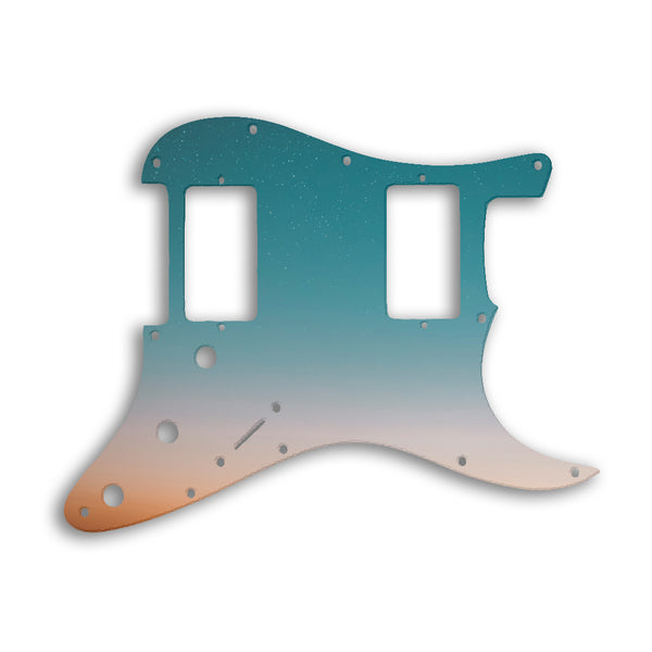 Fender Stratocaster HH Two Humbuckers Custom Pickguard Scratchplate NIGHT Design