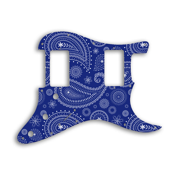 Fender Stratocaster HH Two Humbuckers Custom Pickguard Scratchplate Paisley Design