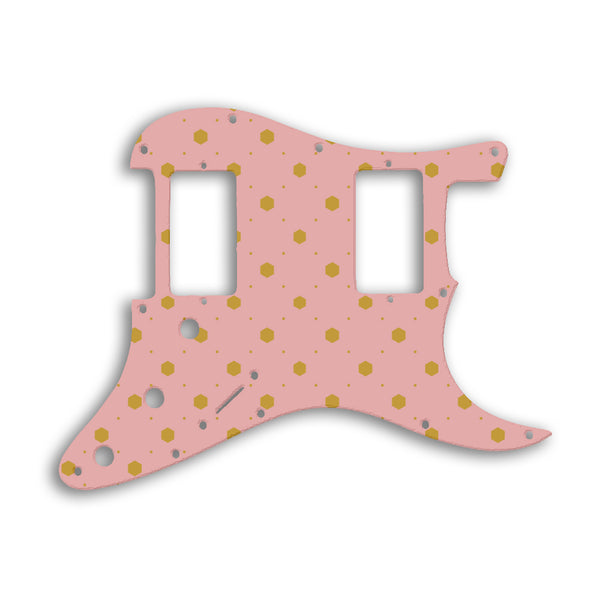 Fender Stratocaster HH Two Humbuckers Custom Pickguard Scratchplate Pattern Design