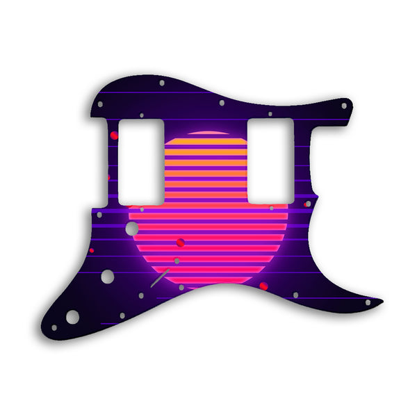 Fender Stratocaster HH Two Humbuckers Custom Pickguard Scratchplate TRON Design