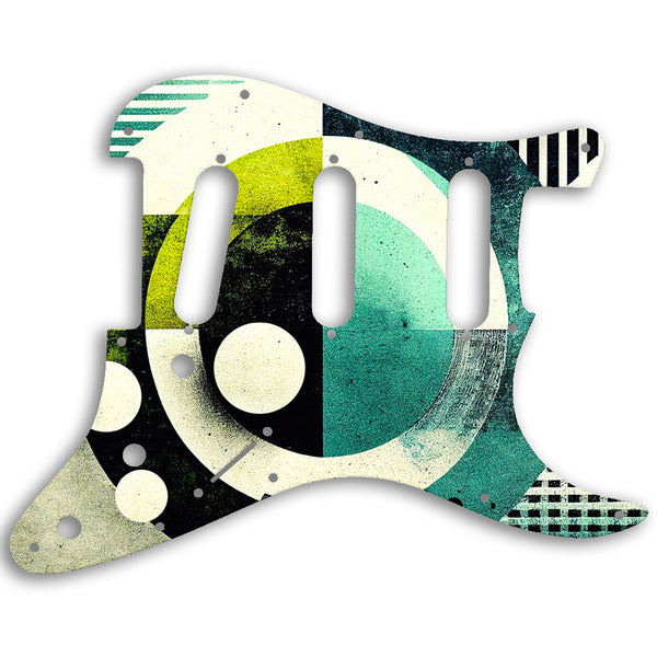 Fender Stratocaster USA Standard And Mexican Custom Pickguard Scratchplate ABSTRACT Design