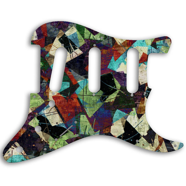 Fender Stratocaster USA Standard And Mexican Custom Pickguard Scratchplate GEOMETRIC Design