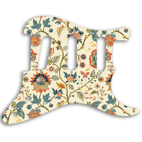 Fender Stratocaster USA Standard And Mexican Custom Pickguard Scratchplate INDIAN_FLORAL Design