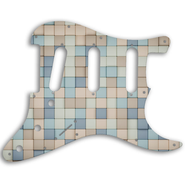 Fender Stratocaster USA Standard And Mexican Custom Pickguard Scratchplate TILES Design