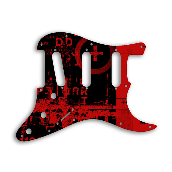 Fender Stratocaster Voodoo Custom Pickguard Scratchplate ABSTRACT Design