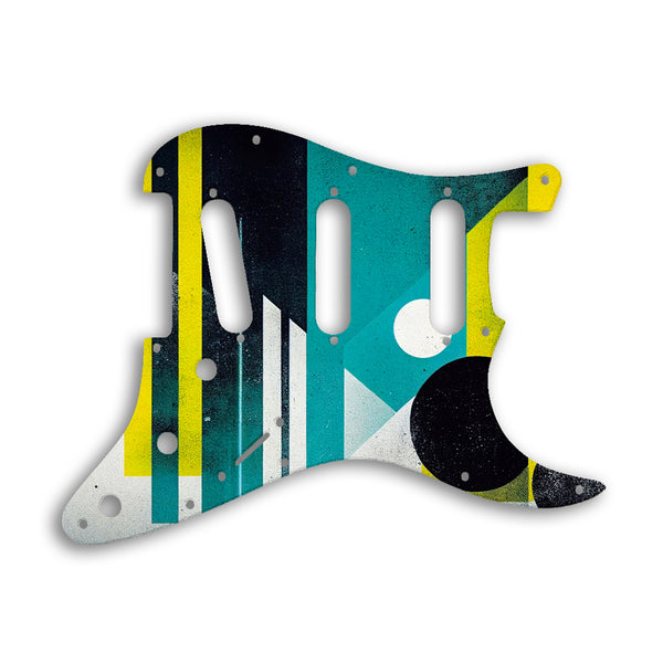 Fender Stratocaster Voodoo Custom Pickguard Scratchplate ABSTRACT Design