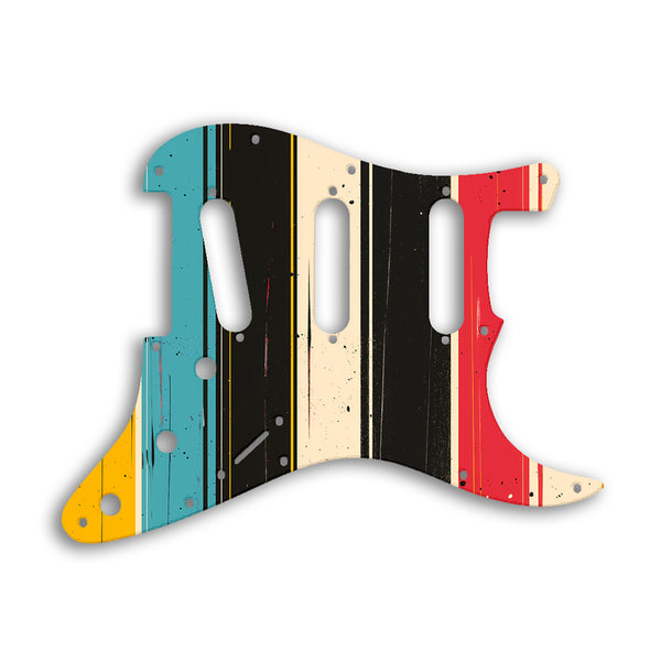 Fender Stratocaster Voodoo Custom Pickguard Scratchplate RETRO Design