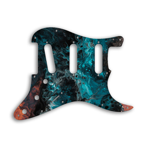 Fender Stratocaster Voodoo Custom Pickguard Scratchplate SWIRL Design