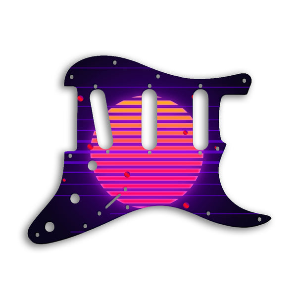 Fender Stratocaster Voodoo Custom Pickguard Scratchplate TRON Design