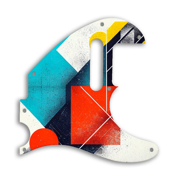 Fender TELECASTER ACOUSTASONIC Custom Pickguard Scratchplate ABSTRACT Design