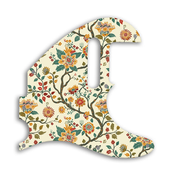 Fender TELECASTER ACOUSTASONIC Custom Pickguard Scratchplate INDIAN_FLORAL Design