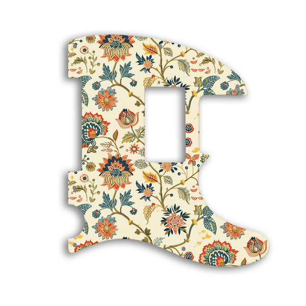 Fender TELECASTER AMERICAN PERFORMER Custom Pickguard Scratchplate INDIAN_FLORAL Design