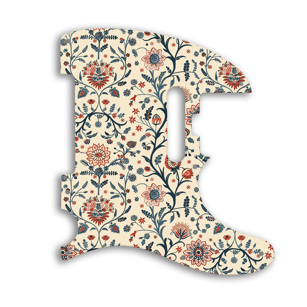 Fender TELECASTER AMERICAN ELITE Custom Pickguard Scratchplate INDIAN_FLORAL Design