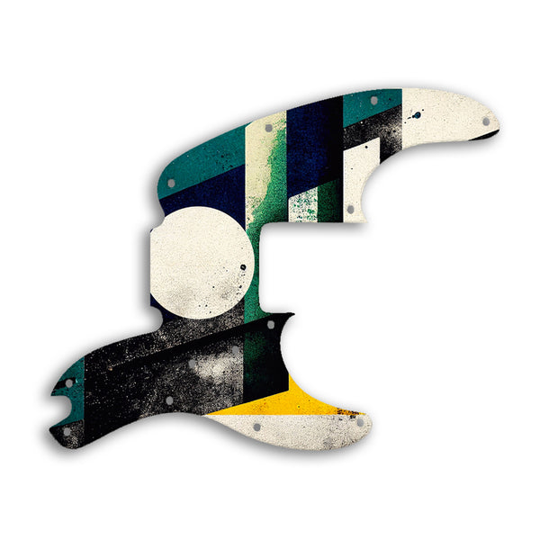 Fender Tele Bass Custom Pickguard Scratchplate ABSTRACT Design