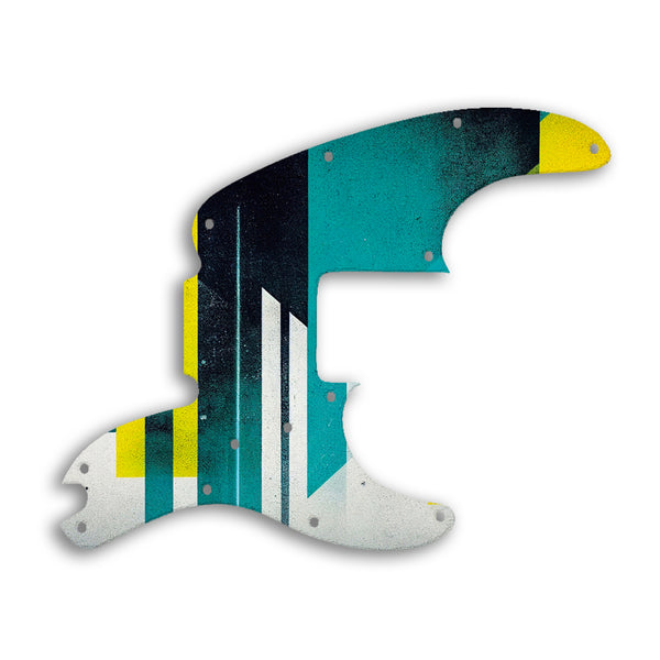 Fender Tele Bass Custom Pickguard Scratchplate ABSTRACT Design