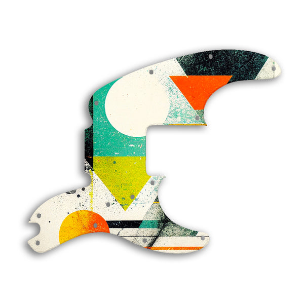 Fender Tele Bass Custom Pickguard Scratchplate ABSTRACT Design