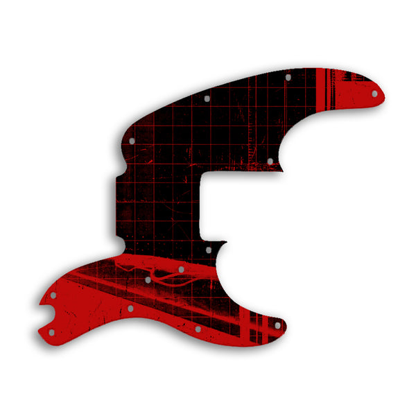 Fender Tele Bass Custom Pickguard Scratchplate ABSTRACT Design