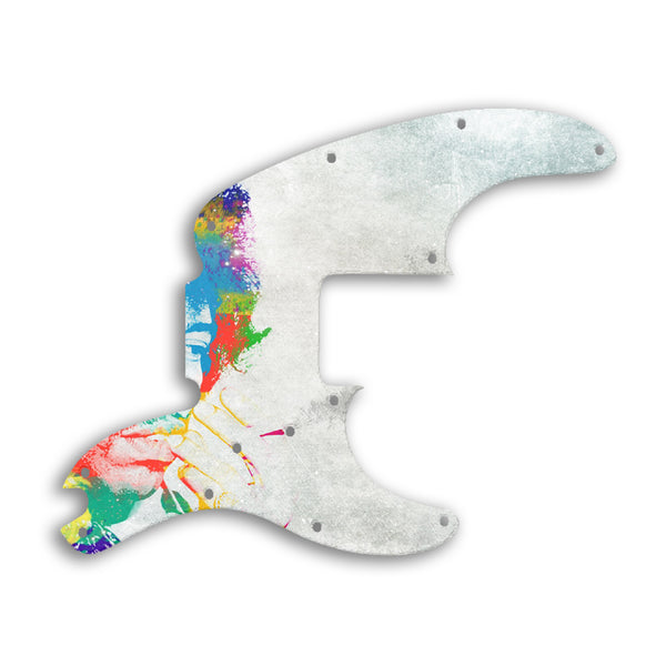 Fender Tele Bass Custom Pickguard Scratchplate Jimi Design