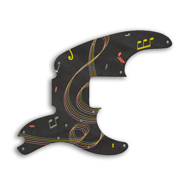 Fender Tele Bass Custom Pickguard Scratchplate Music Design