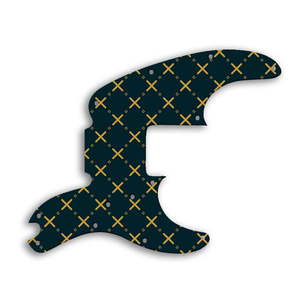 Fender Tele Bass Custom Pickguard Scratchplate Pattern Design