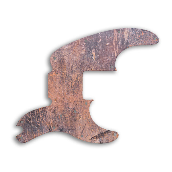 Fender Tele Bass Custom Pickguard Scratchplate Rust Design