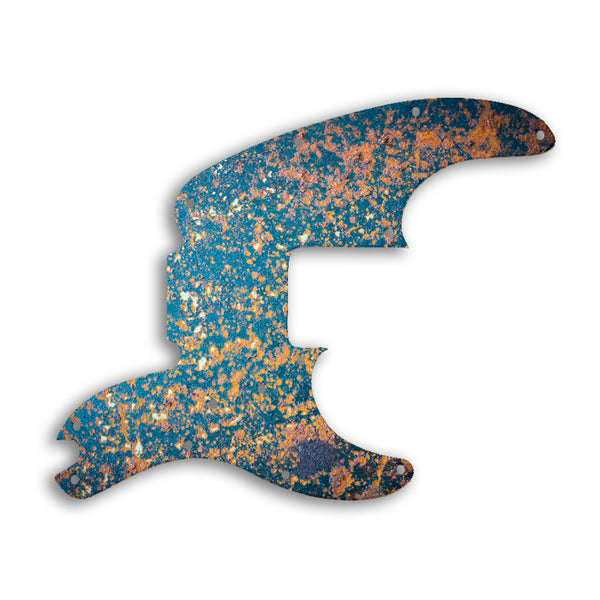 Fender Tele Bass Custom Pickguard Scratchplate Rust Design