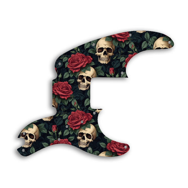 Fender Tele Bass Custom Pickguard Scratchplate SKULL Design