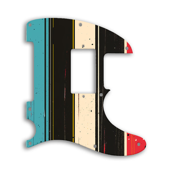 Fender TELECASTER BLACKTOP SERIES Custom Pickguard Scratchplate RETRO Design