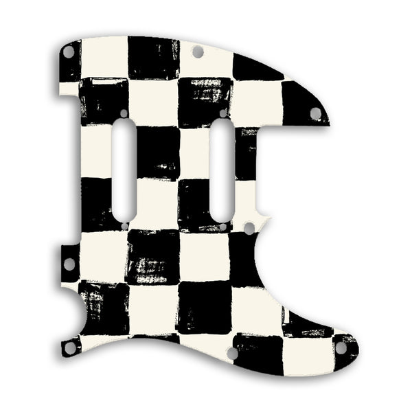 Fender TELECASTER BLACKTOP BARITONE Custom Pickguard Scratchplate CHESS Design